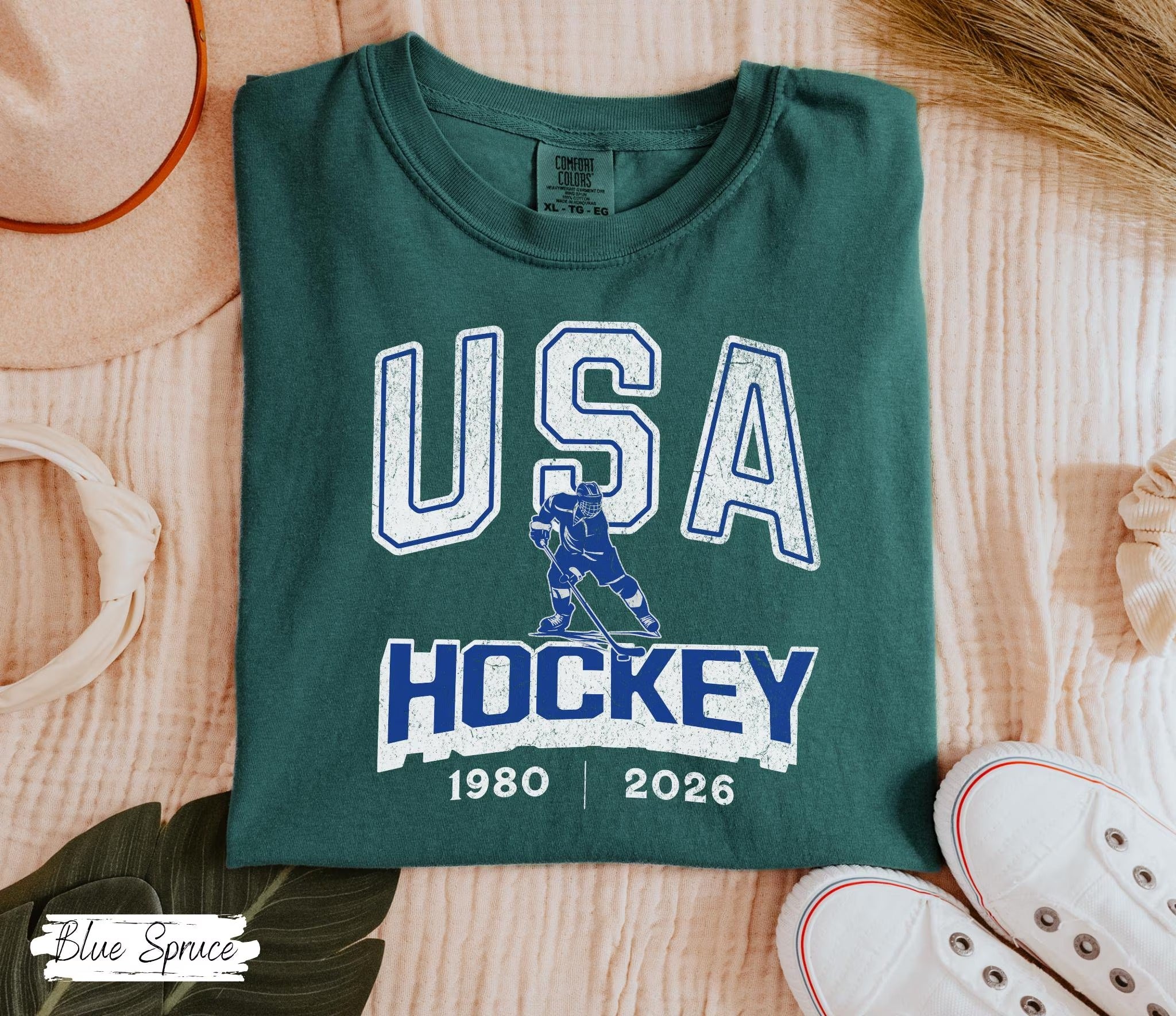 Comfort Colors USA Hockey 1982|2026 T-shirt