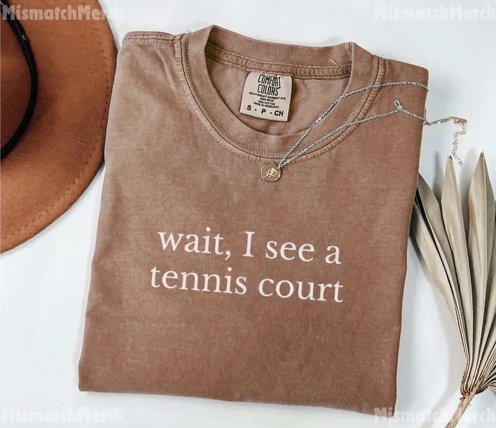 Comfort Colors® wait, I see atennis court T-shirt