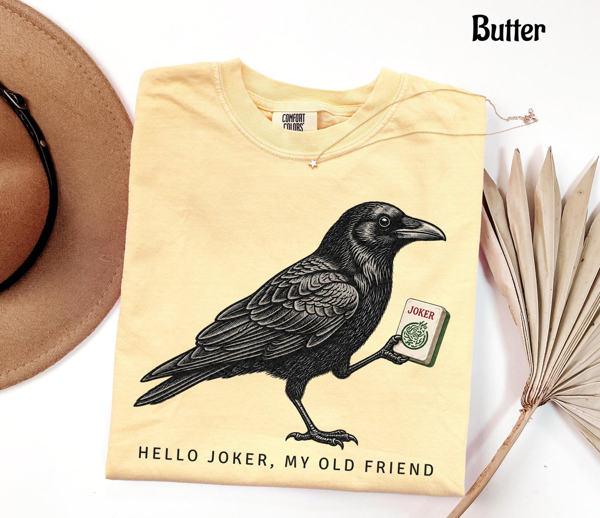 Comfort Colors Hello Joker My Old Friend ,Funny Mahjong Joker T-Shirt