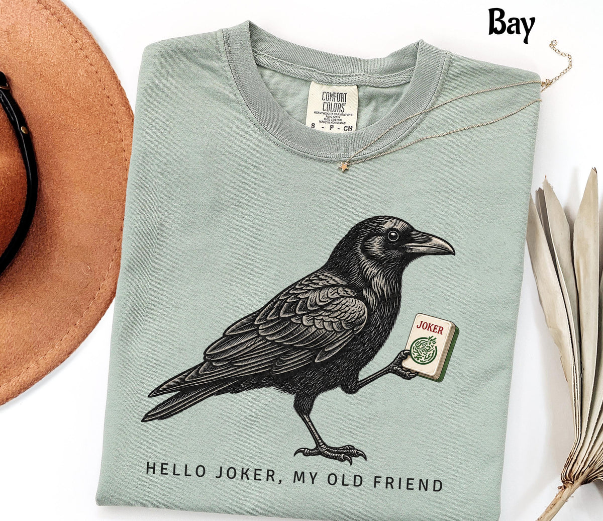 Comfort Colors Hello Joker My Old Friend ,Funny Mahjong Joker T-Shirt