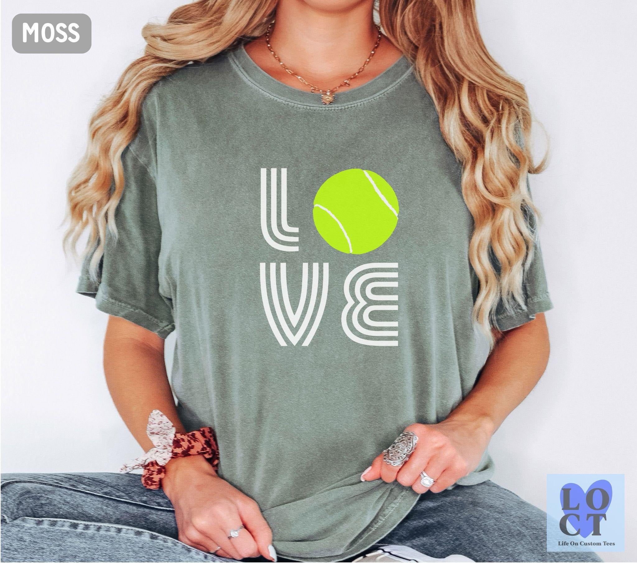 Comfort Colors® Tennis LOVE T-shirt