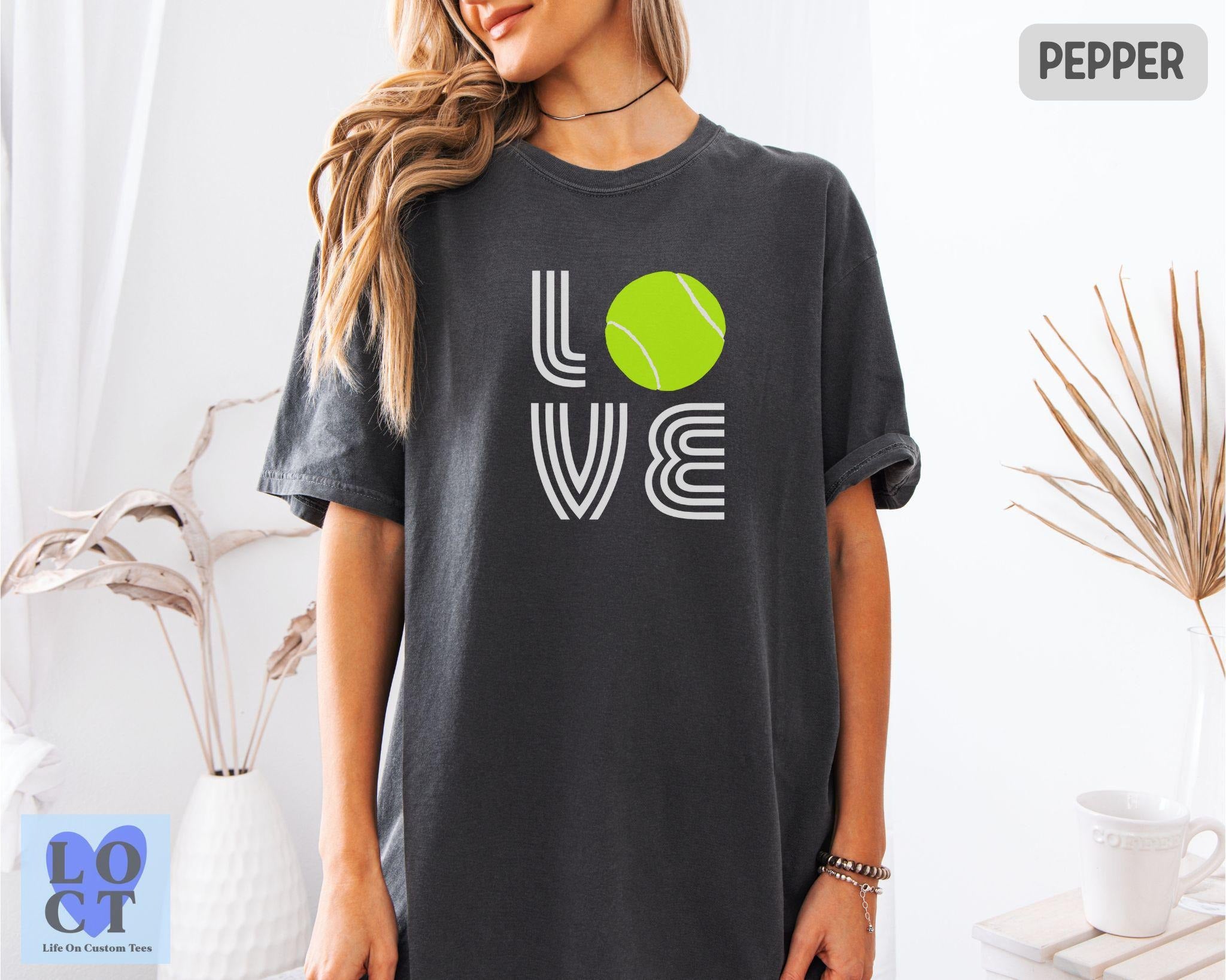 Comfort Colors® Tennis LOVE T-shirt