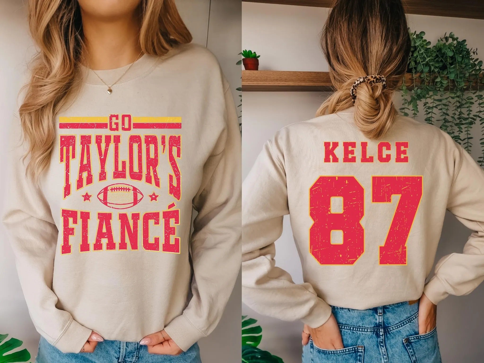 Go Taylor's Boyfriend Football Sweatshirt,Taylor and Travis,Chiefs Karma