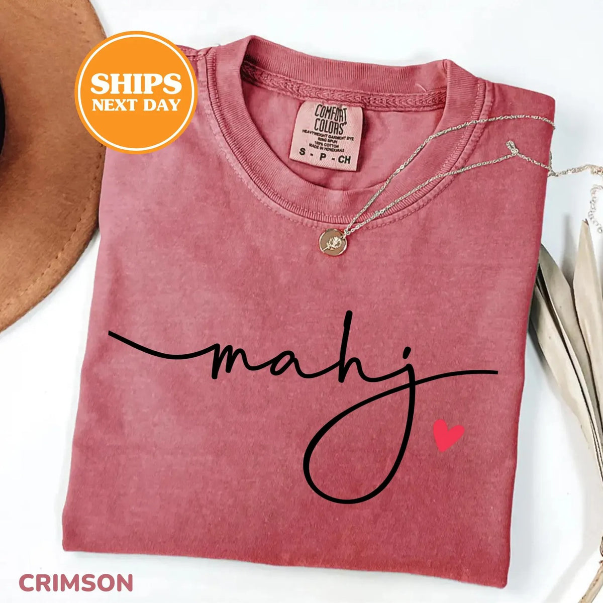 Comfort Colors Cute Minimalistic Mahjong T-Shirt