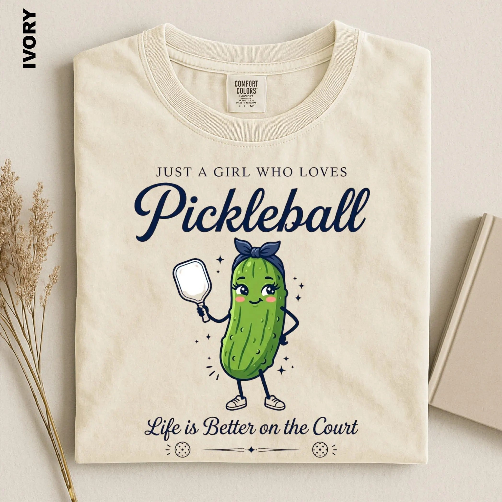 Comfort Colors Just A Girl Who Loves Pickleball T-shirt
