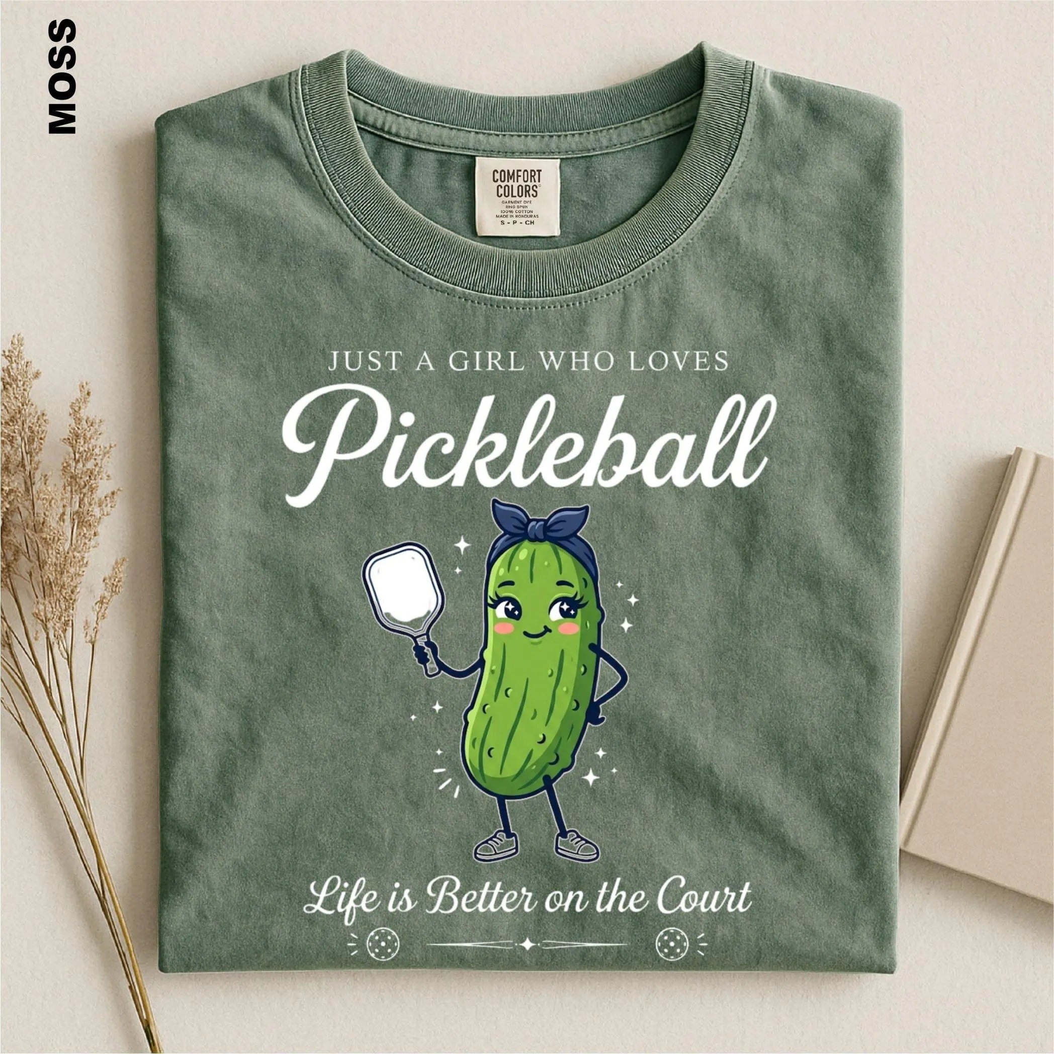 Comfort Colors Just A Girl Who Loves Pickleball T-shirt