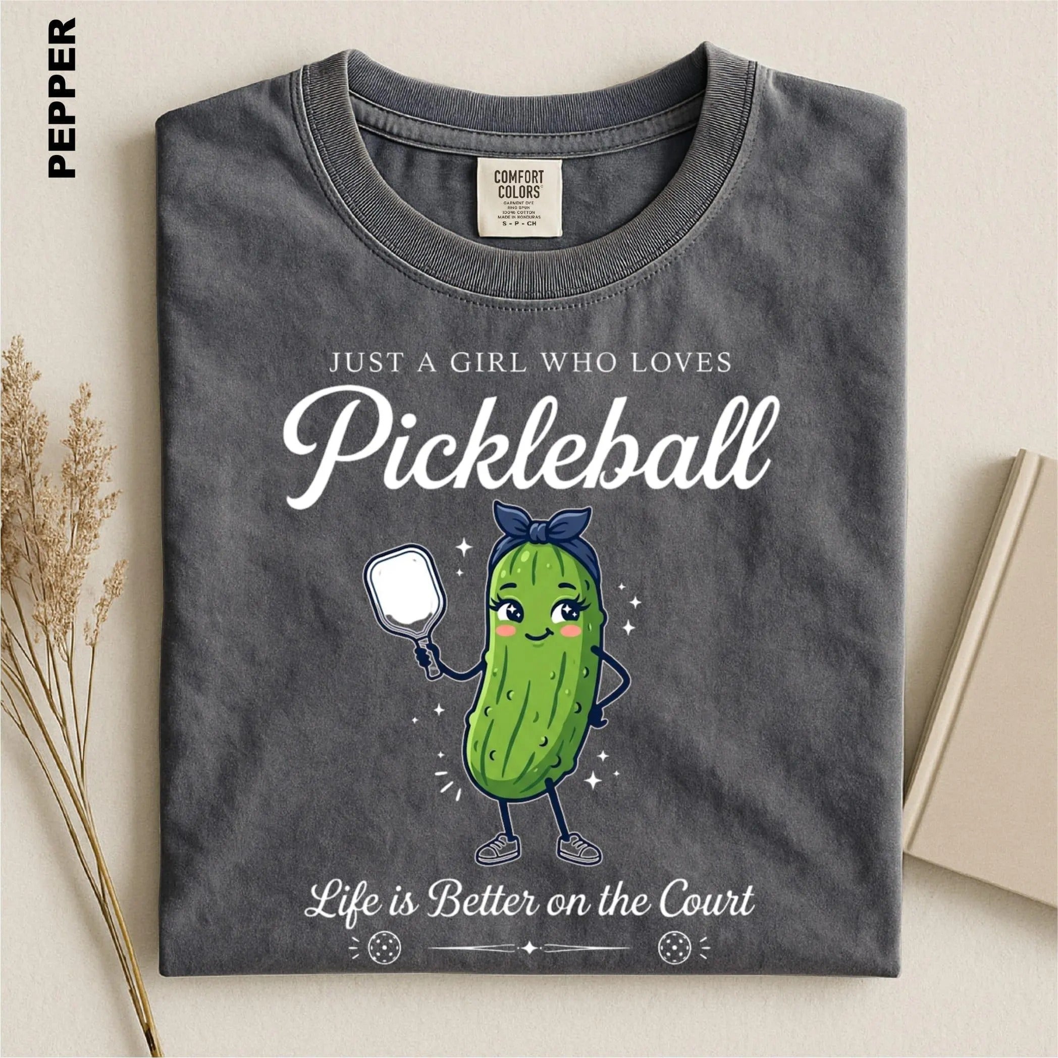Comfort Colors Just A Girl Who Loves Pickleball T-shirt