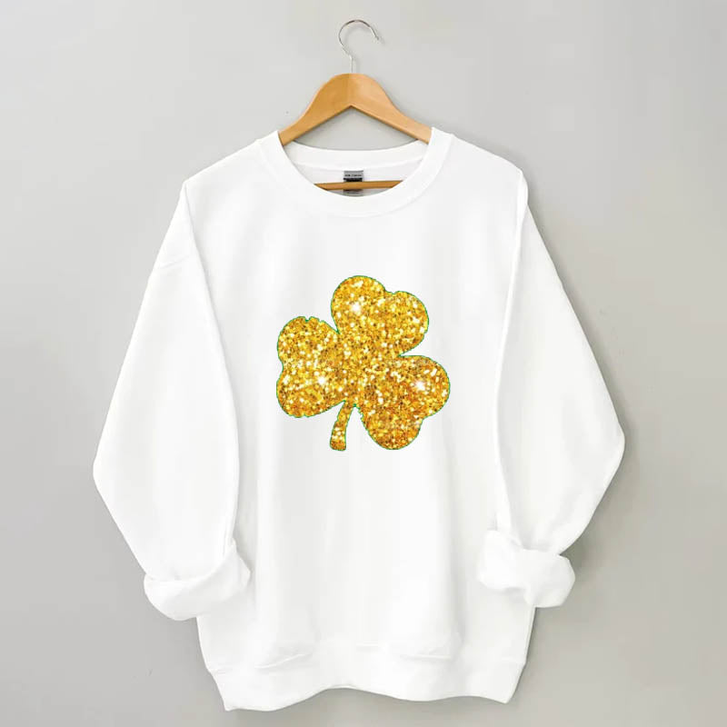 Glitter Shamrock Sweatshirt