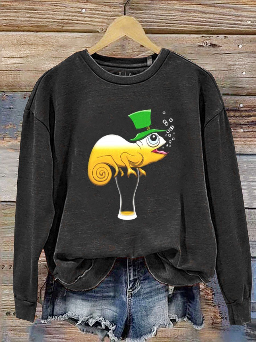 Funny Drink Beer St Patricks Day  Casual  Sweatshirt