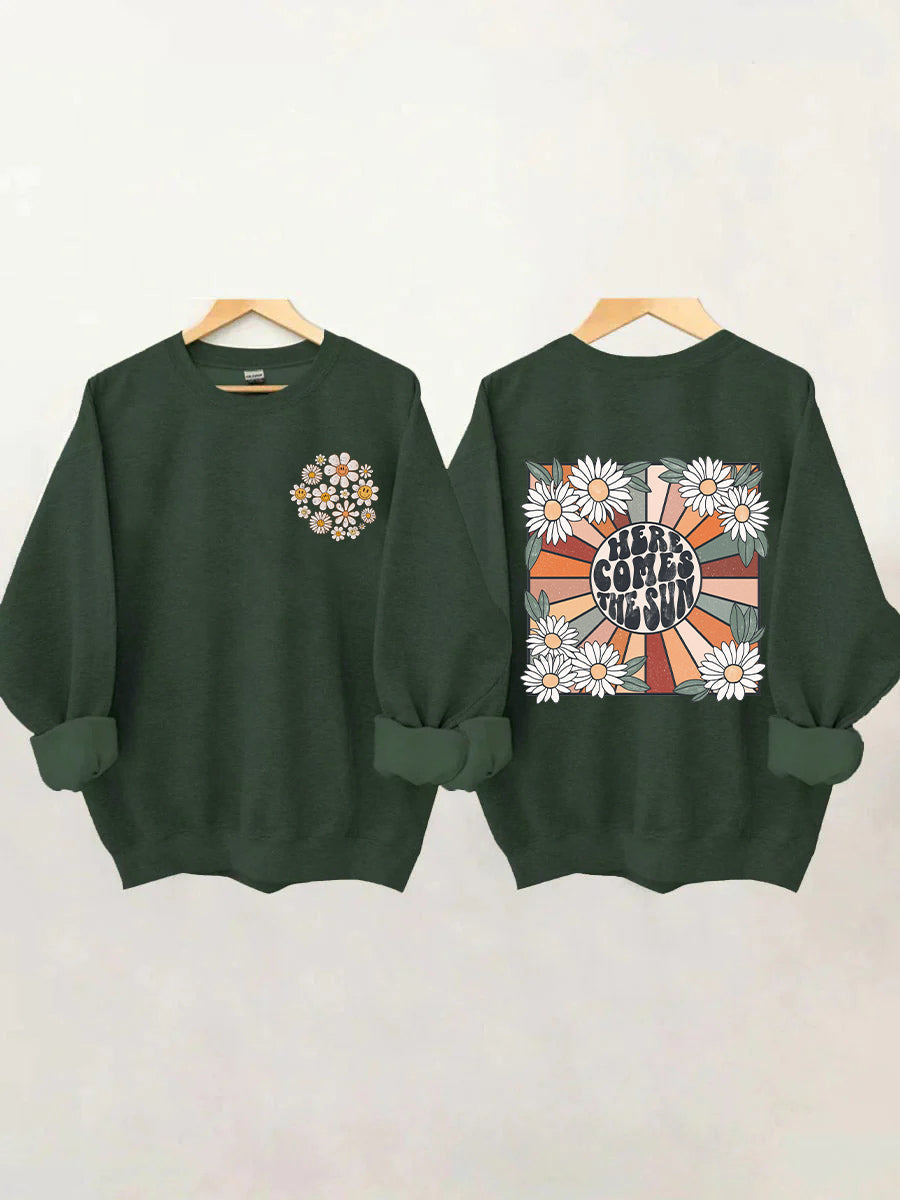 Here Comes The Sun Boho Sweatshirt