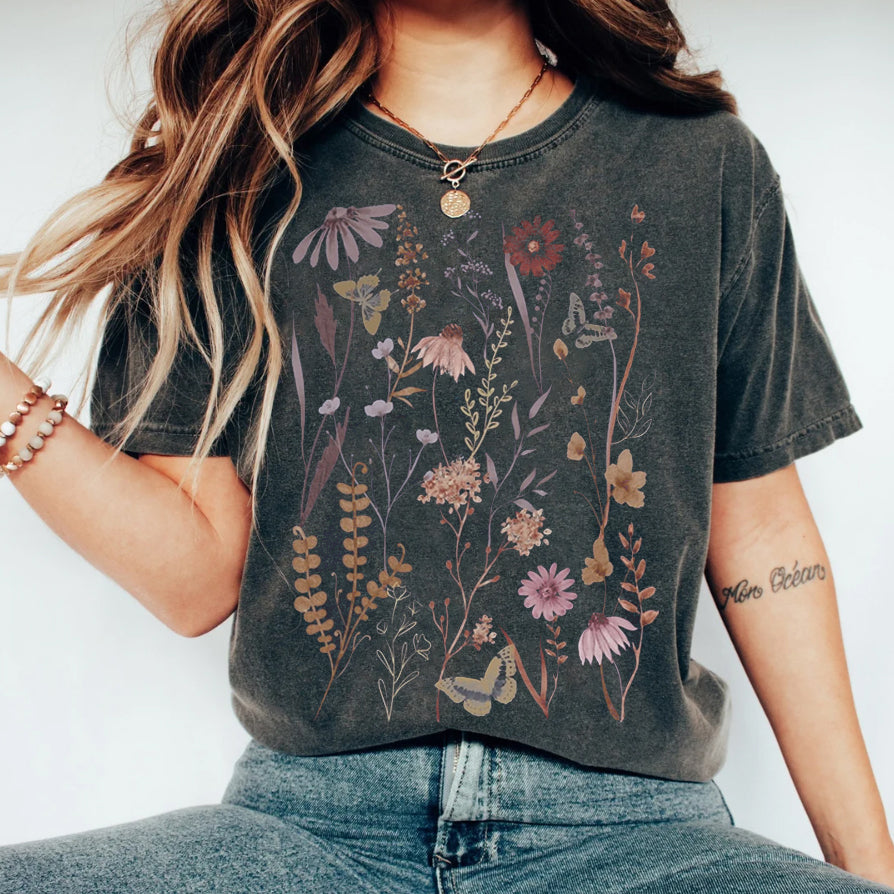 Pressed Flowers T-shirt