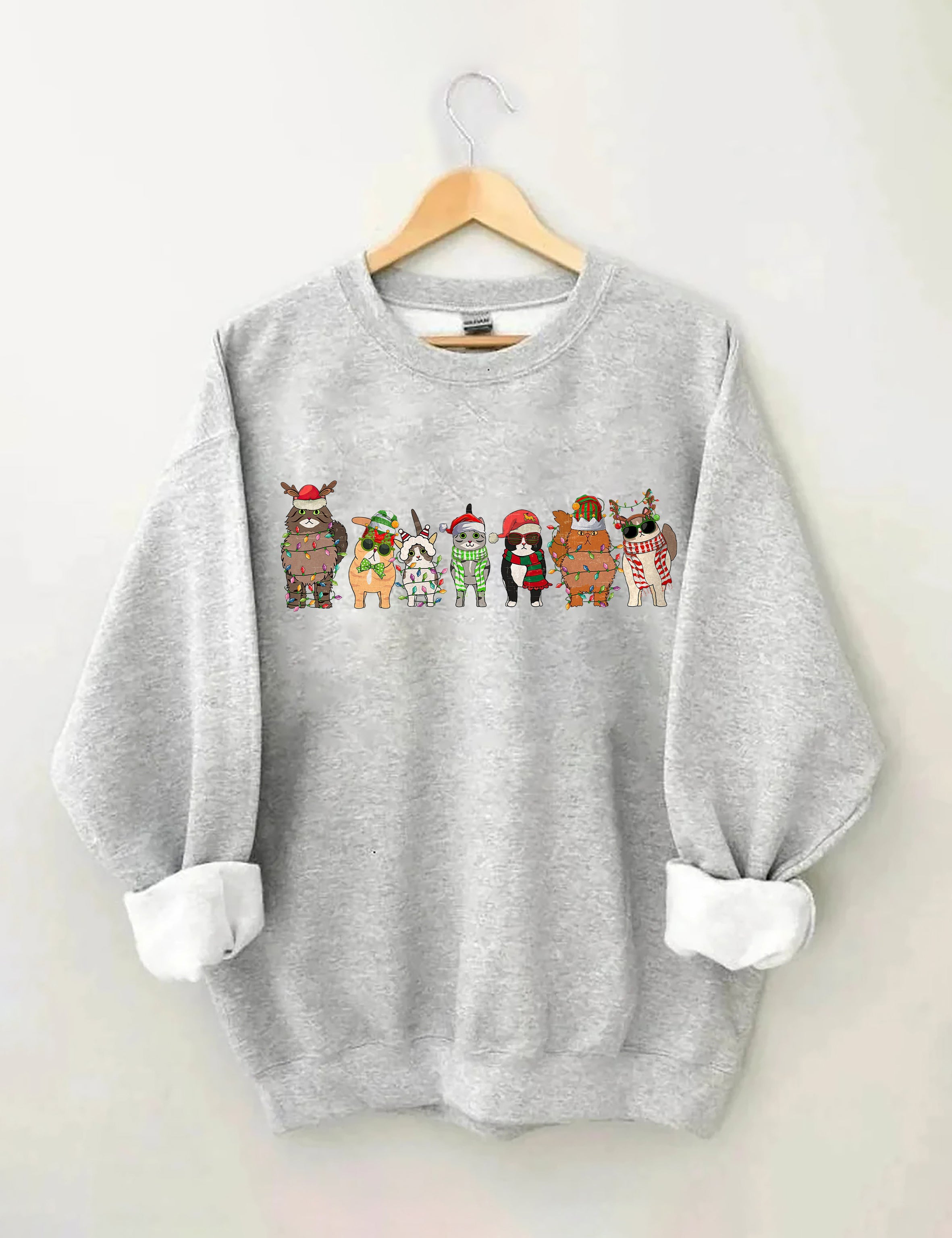 Cat Christmas Sweatshirt