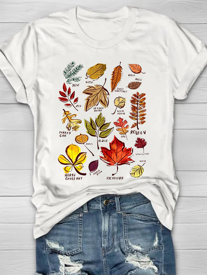 Horse Chestnut Autumn Leaves T-shirt
