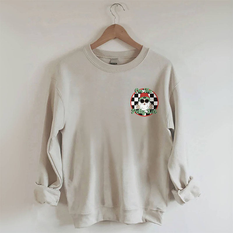 On The Petty List Retro Christmas Sweatshirt