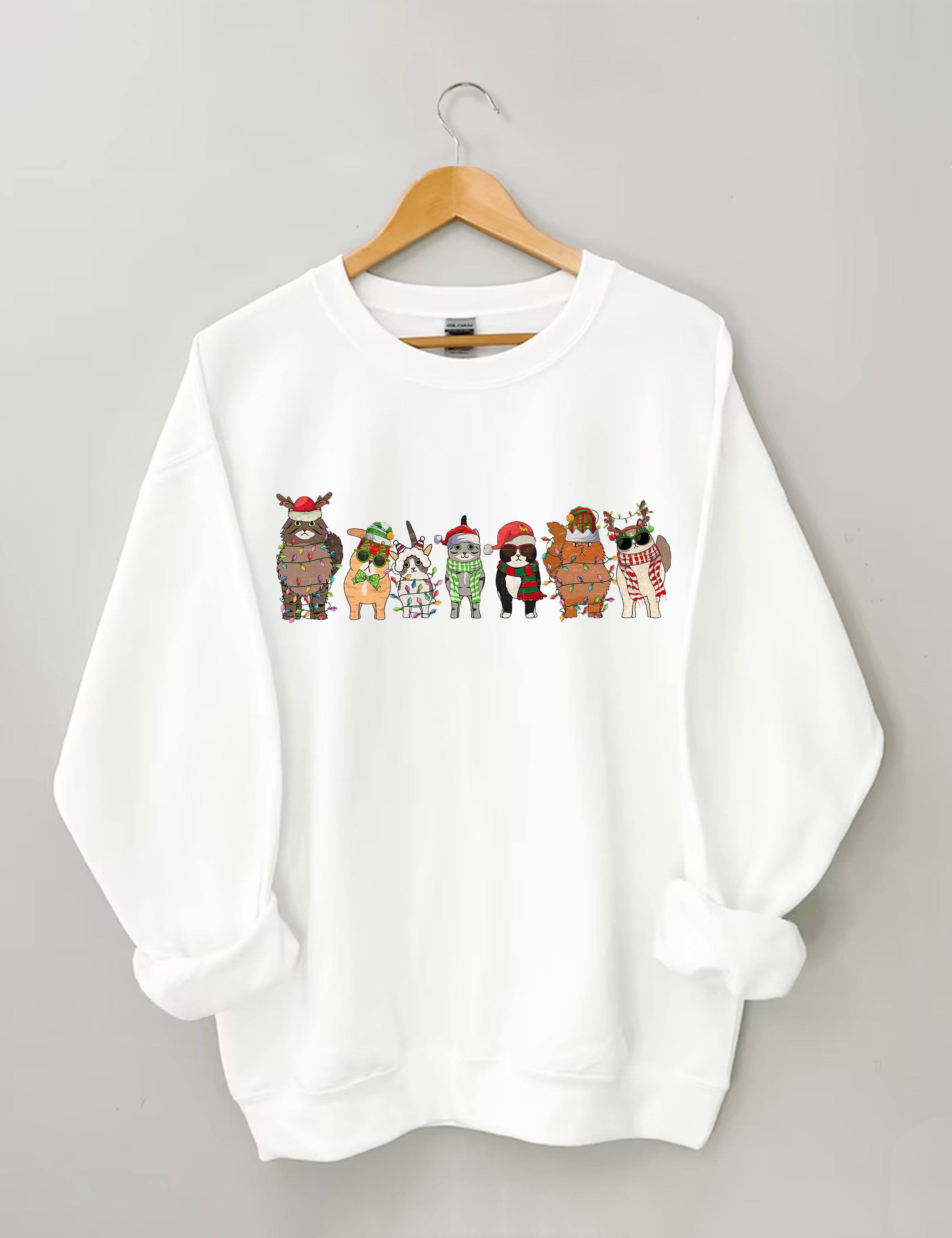 Cat Christmas Sweatshirt