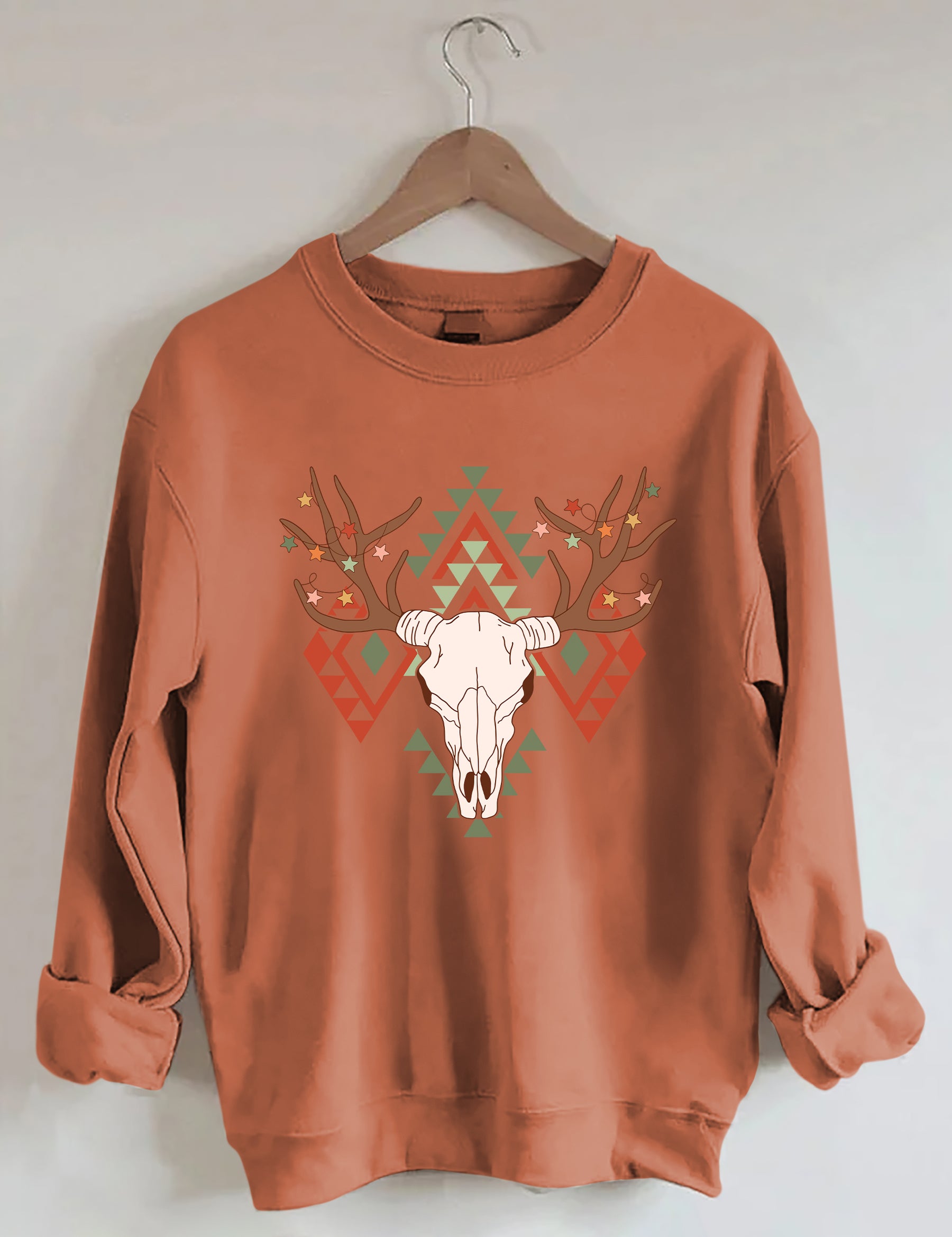 Deer Western Christmas Sweatshirt