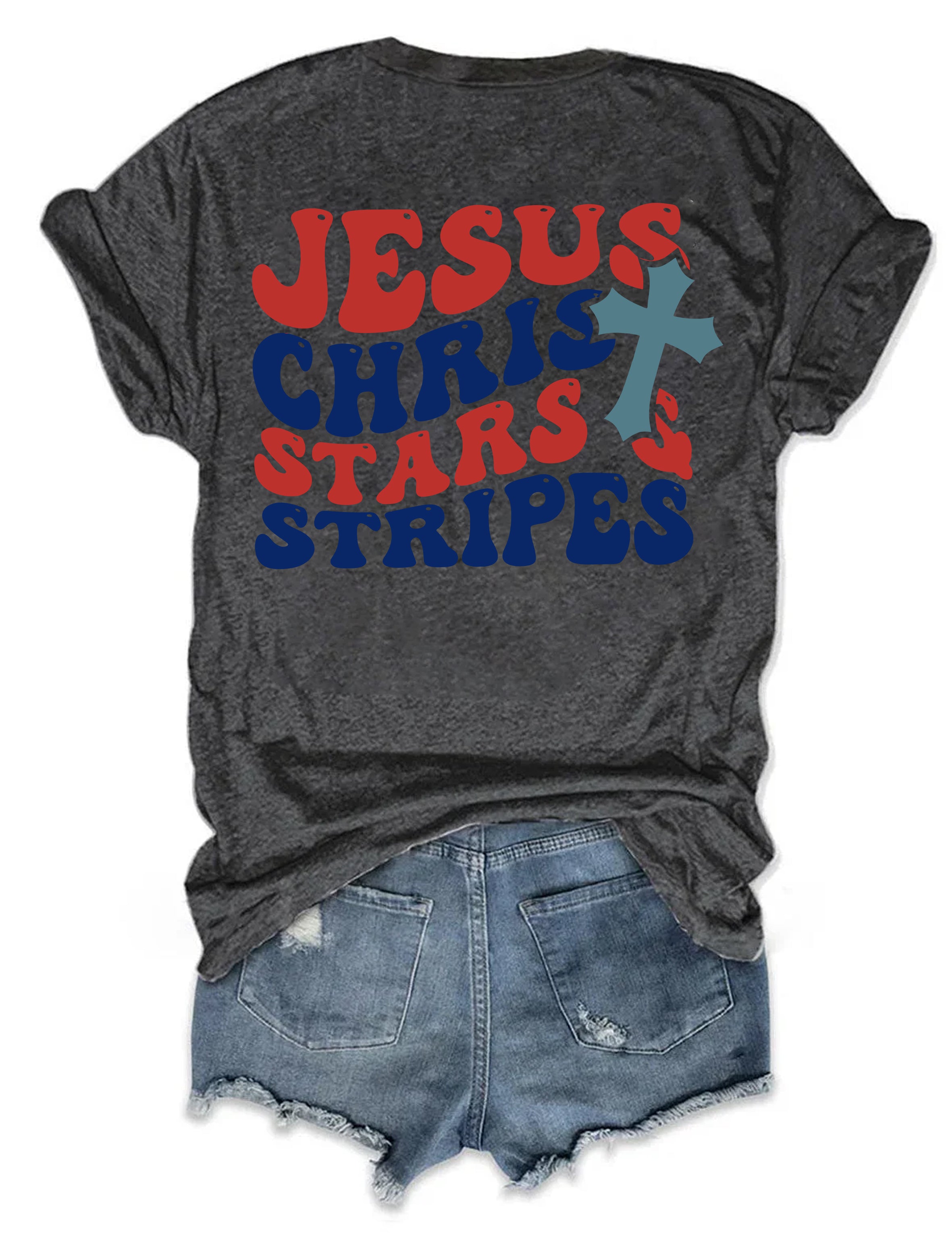 Jesus Christ Stars & Stripes T-shirt
