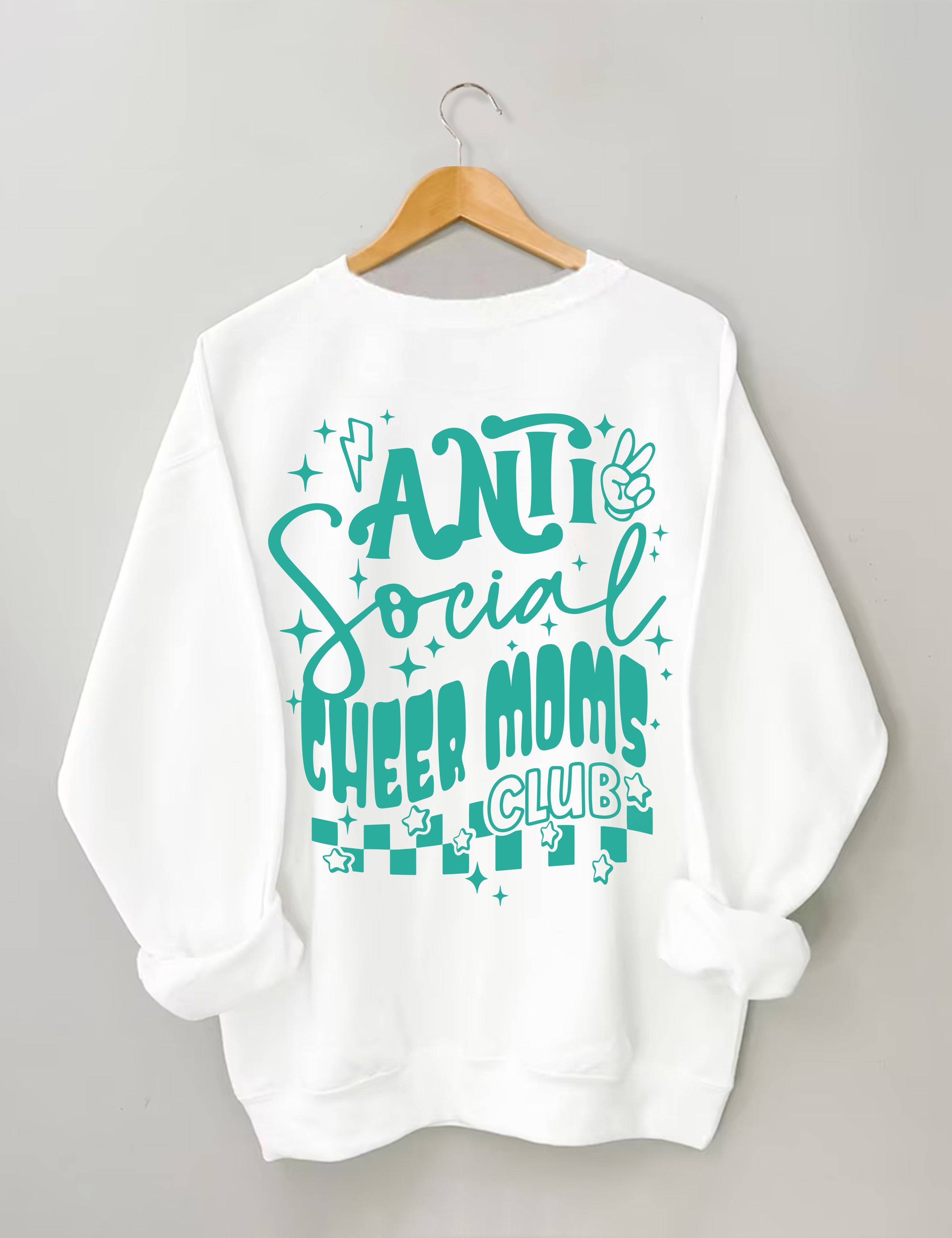 Anti Social Cheer Moms Club Sweatshirt