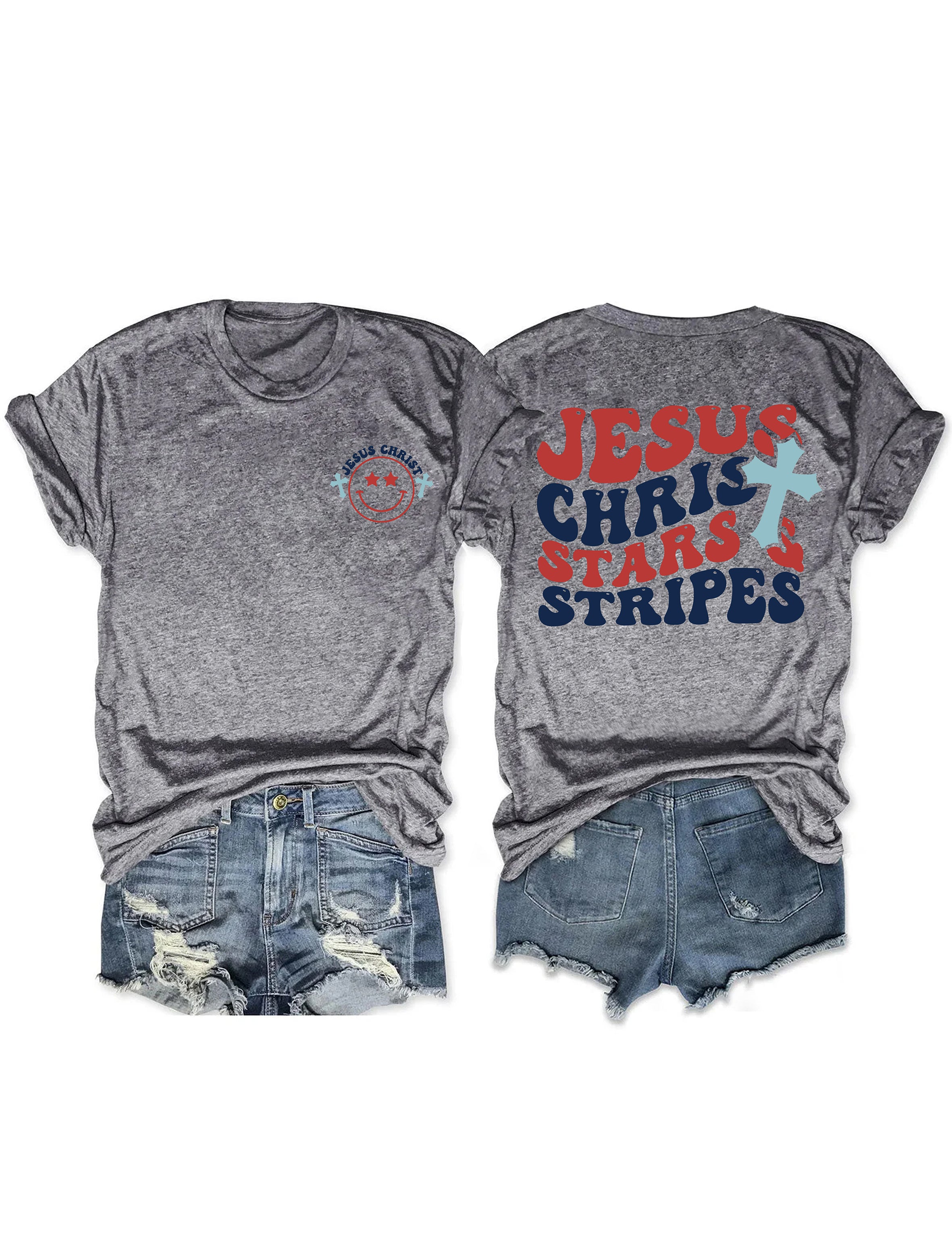 Jesus Christ Stars & Stripes T-shirt