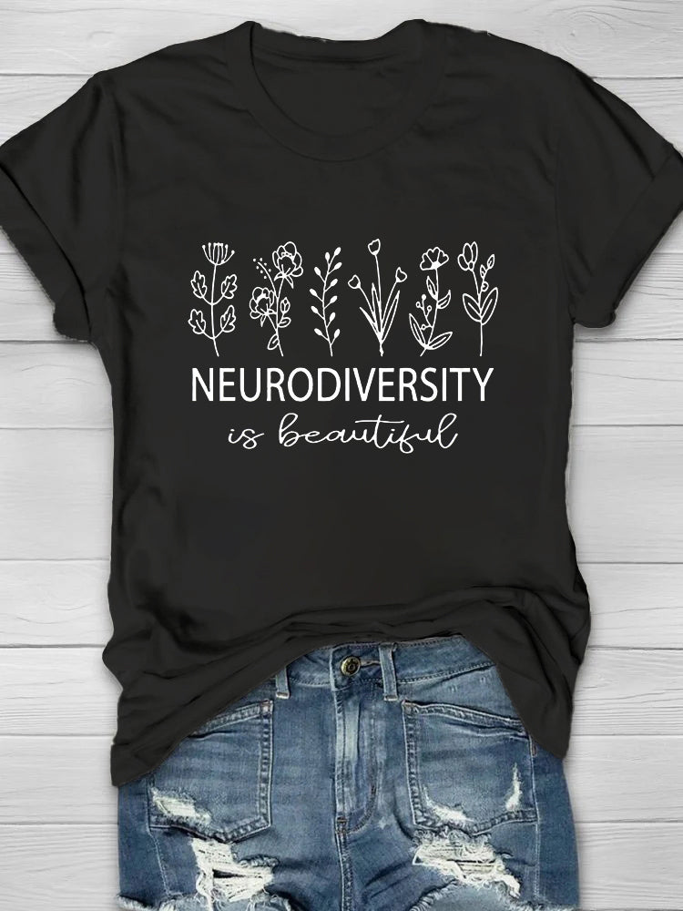 Neurodiversity Is Beautiful T-shirt