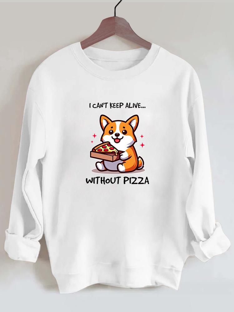 Without Pizza Gym Sweatshirt