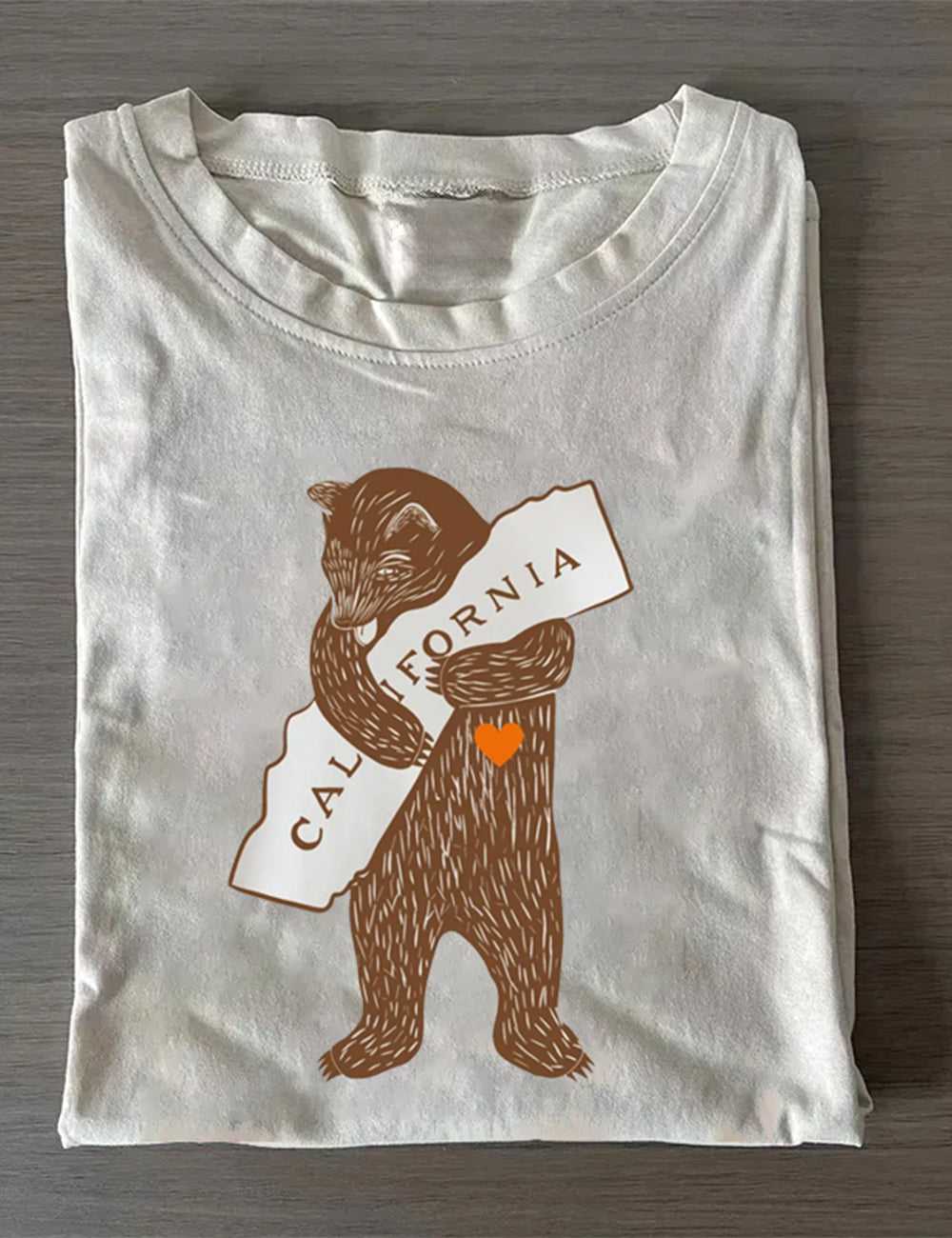 California Lover Bear Support California T-Shirt