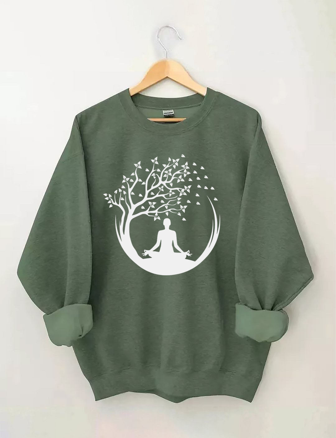 Yoga Tree circle Sweatshirt