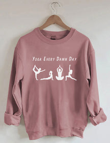 Yoga Every Damn Day Sweatshirt