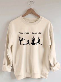 Yoga Every Damn Day Sweatshirt