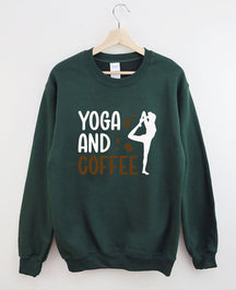 Yoga And Coffee Sweatshirt