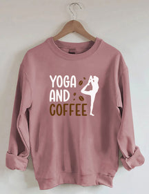 Yoga And Coffee Sweatshirt