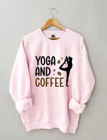 Yoga And Coffee Sweatshirt