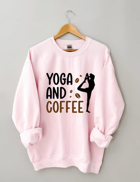 Yoga And Coffee Sweatshirt