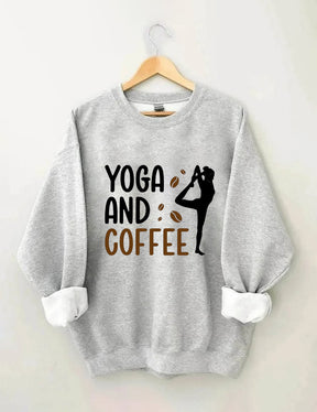 Yoga And Coffee Sweatshirt