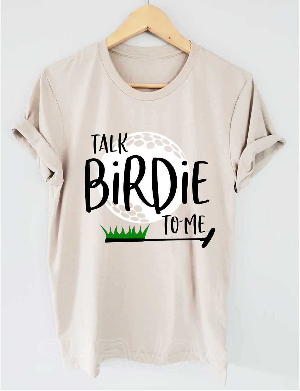 Talk Birdie To Me Funny Golf T-shirt