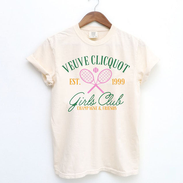 Veuve Clicquot Girls Club Champagne & Friends Tennis  T-Shirt