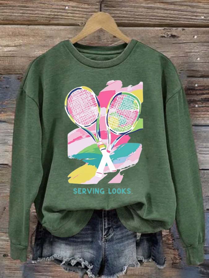 Tennis Player  Sweatshirt