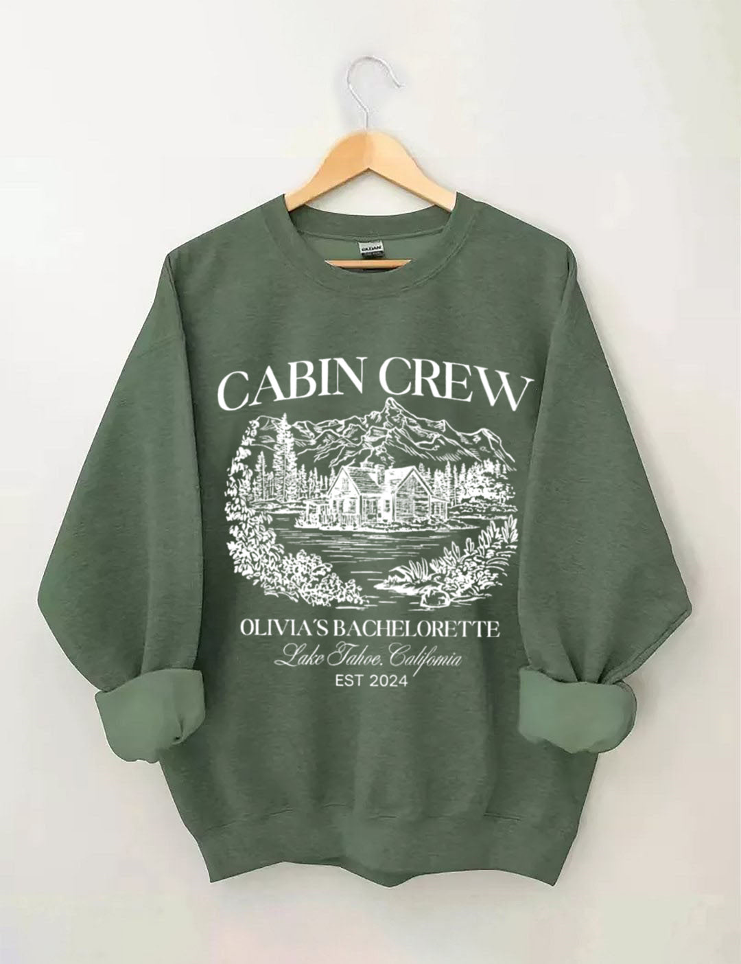 Vintage Custom Camp Bachelorette Party ，Hiking Bridal Party  Sweatshirt
