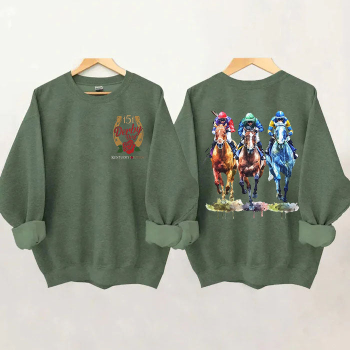 Horse Derby Lover Sweatshirt