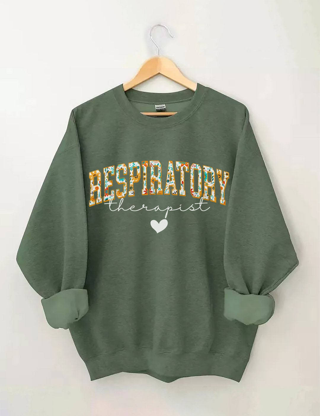 Floral Respiratory Therapy Sweatshirt
