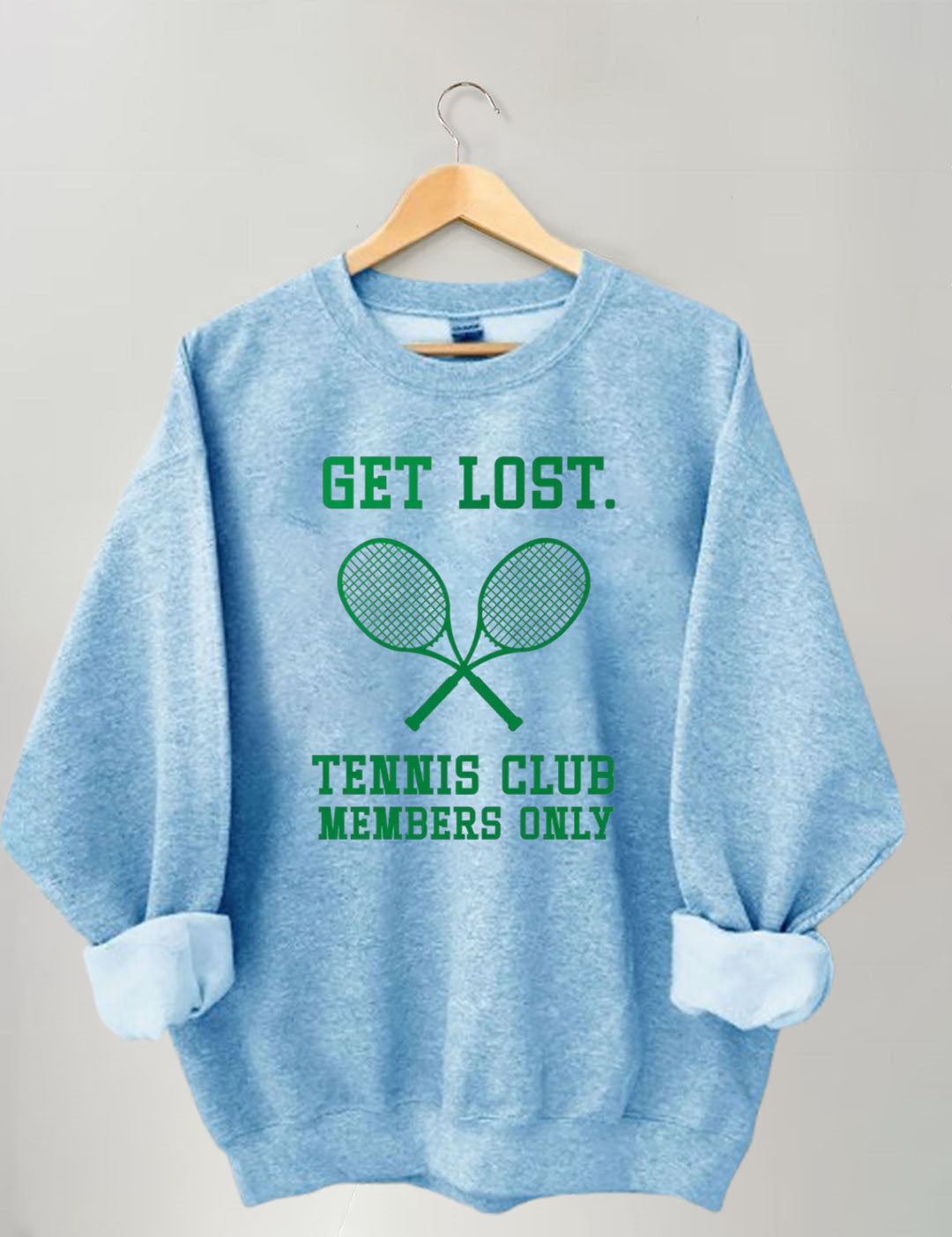 vintage tennis culture by Nick Mantuano for GET LOST Sweatshirt
