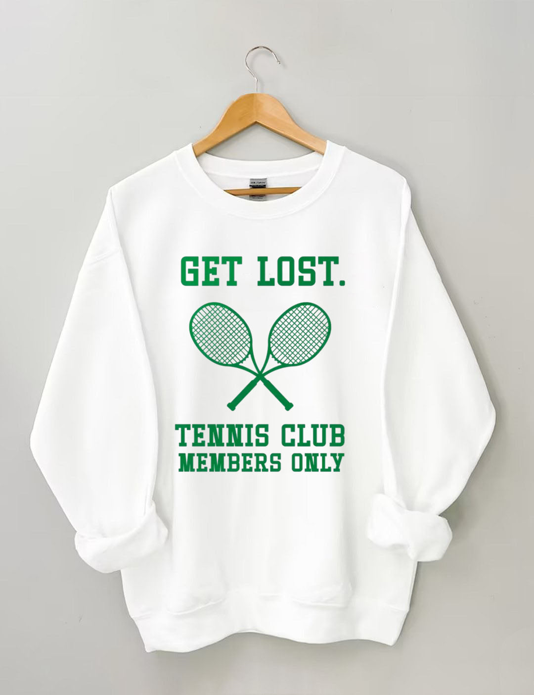 vintage tennis culture by Nick Mantuano for GET LOST Sweatshirt