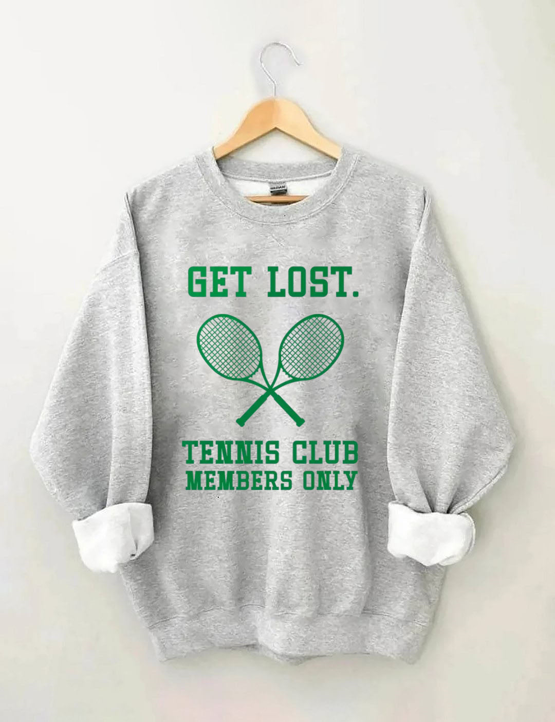 vintage tennis culture by Nick Mantuano for GET LOST Sweatshirt