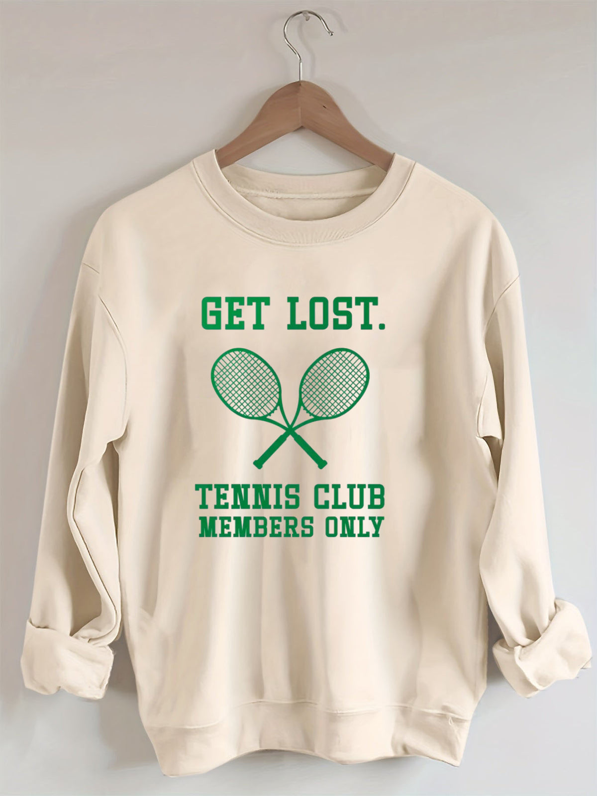 vintage tennis culture by Nick Mantuano for GET LOST Sweatshirt