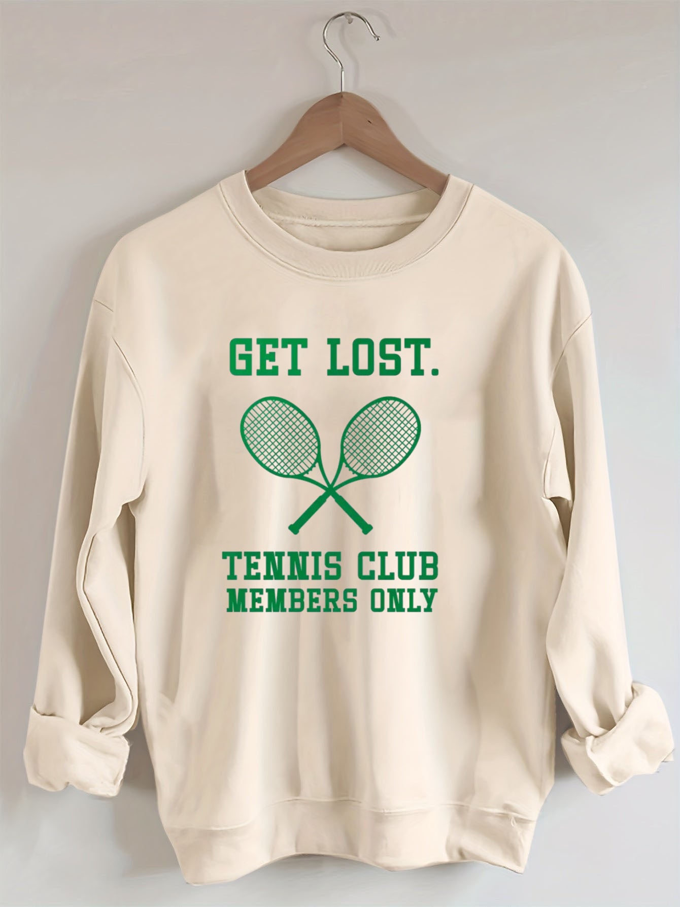 vintage tennis culture by Nick Mantuano for GET LOST Sweatshirt