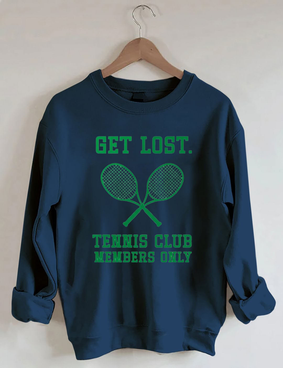vintage tennis culture by Nick Mantuano for GET LOST Sweatshirt