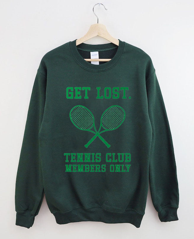 vintage tennis culture by Nick Mantuano for GET LOST Sweatshirt