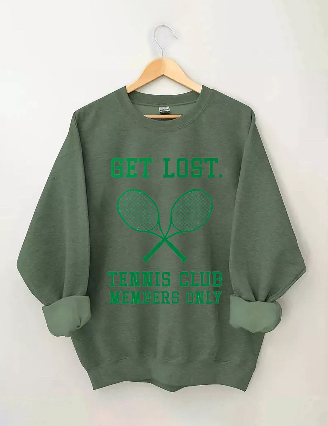 vintage tennis culture by Nick Mantuano for GET LOST Sweatshirt