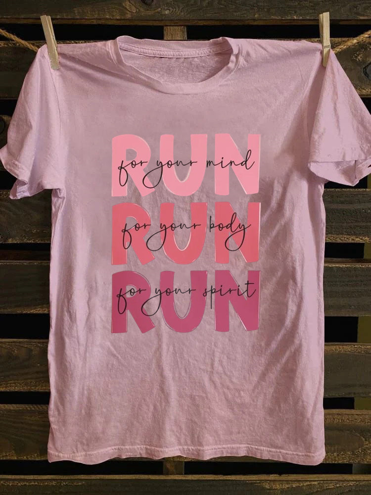 For Runner Running  T-shirt
