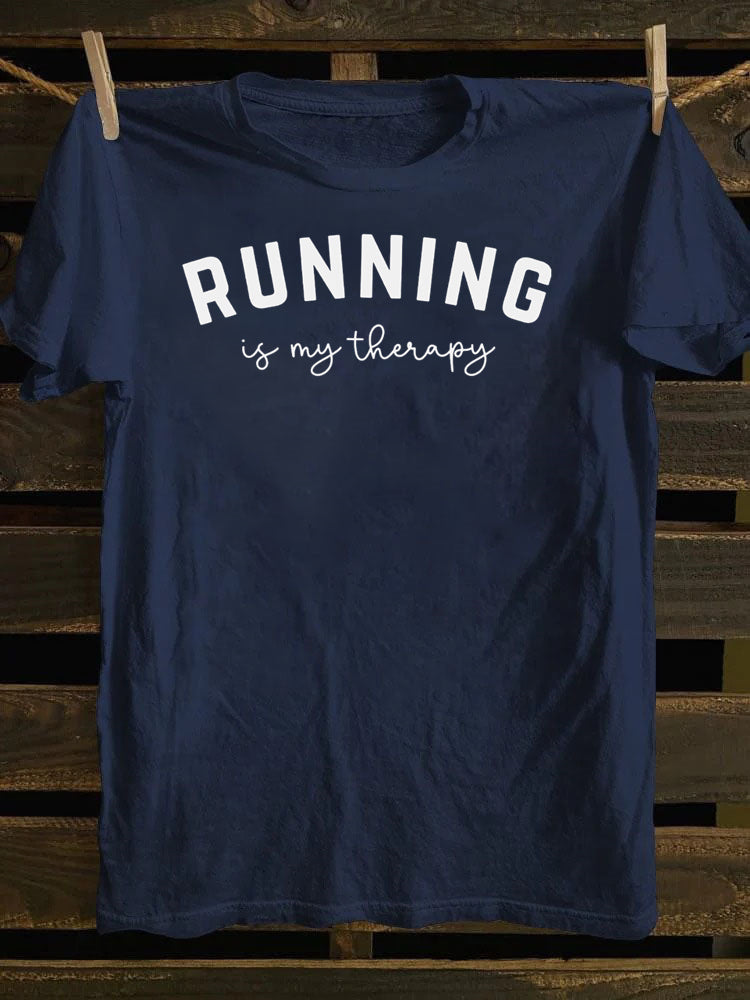 Running Is My Therapy T-shirt